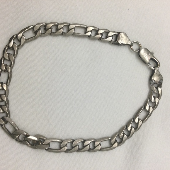 VINTAGE 925 Sterling Silver Unisex Bracelet ❤️ - Picture 8 of 8